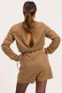 Bruine playsuit met trekkoord | Playsuit | My Jewellery