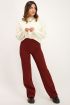 Bruine straight fit broek | My Jewellery