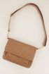 Bruine tas croco print
