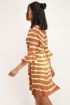 Bruine tie dye dress