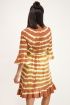 Bruine tie dye dress