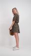 Ruffle jurkje print camouflage bruin, Jurken My Jewellery