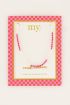 Candy ketting met roze kralen