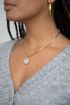 Chain necklace with mother of pearl smiley | My Jewellery