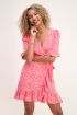 Roze wikkeljurk rode dots | My Jewellery