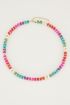 Ketting regenboog kartelkraaltjes, kralenketting