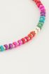 Ketting regenboog kartelkraaltjes, kralenketting