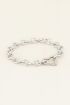 Schakelarmband hartjes sluiting