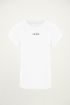 White Ciao Bella boyfriend shirt | White T-shirt | My Jewellery