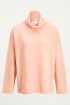 Peach oversized trui met col, peach trui
