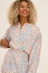 Crème blouse met gekleurde bloemenprint | My Jewellery