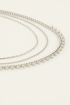 Driedubbele ketting met bolletjes & subtiele schakels | My Jewellery