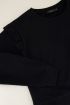 Zwarte sweater met ruffles | Shop My Jewellery