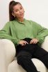 Donkergroene blouse met wijdvallende mouwen | My Jewellery