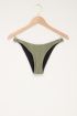 Donkergroene glimmend bikini broekje V-shape | My Jewellery