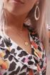 Dubbele ketting munten, ketting met hangers