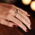 Dubbele Ring Steentjes, RVS Ringen