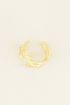 Wildflower ear cuff bloemen & blaadje | Ear cuffs | My Jewellery