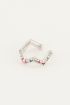 Earcuff zigzag regenboog