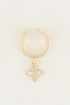 Earcuff hangend sterretje, earcuff