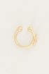 Earcuff sterretje, earcuff ringetje