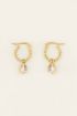 Oorringen met druppel van strass | My Jewellery