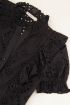 Zwarte blouse embroidery