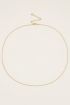 Equal ketting kleine schakels | Unisex ketting | My Jewellery