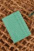 Fel blauwe pasjeshouder met croco design | My Jewellery