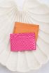 Fel oranje pasjeshouder met croco design | My Jewellery