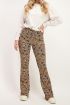 Flared broek met multikleur luipaard print | My Jewellery