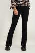 Zwarte flared pants met split, flared broek My Jewellery