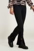 Zwarte flared pants met split, flared broek My Jewellery