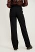 Zwarte pantalon met riem | Wijde pantalon My Jewellery