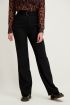 Zwarte pantalon met riem | Wijde pantalon My Jewellery