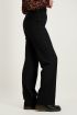Zwarte pantalon met riem | Wijde pantalon My Jewellery