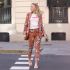 My Jewellery Blazer bloemenprint perzik kleur