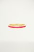 fuchsia & goud basic ring, minimalistische ring