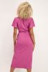 Fuchsia midi wikkeljurk