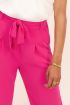 Fuchsia wijdvallende broek met ceintuur | My Jewellery