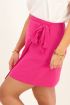 Fuchsia wikkelrok met knoop | My Jewellery