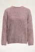 Fliederfarbener Grobstrickpullover | My Jewellery