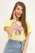 Geel t-shirt freedom cut me loose