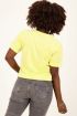 Geel T-shirt met V shape