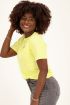 Geel T-shirt met V shape