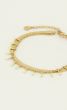 Armband dubbel geel