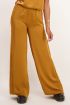 Gele broek satijnen look| Broeken | My Jewellery