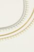 Armband dubbel geel