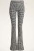 Zwart-witte flared pants met ruitjes | My Jewellery