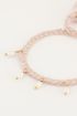 Gevlochten armband/enkelbandje met parels